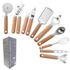Wooden kitchen peeler set