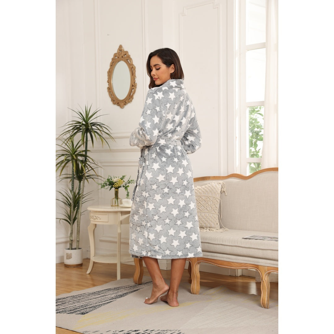 Soft Fleece Robes For Women, Lightweight And Warm, Spa & Bath Robes For Mom, Wife & Friend