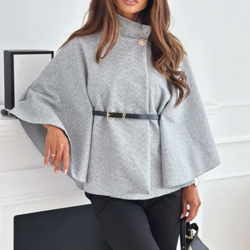 Women's Batwing Sleeve Cape Coat