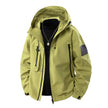 New Trendy Men's Windbreaker Slim Hooded Shoulder Patch Outdoor Jacket