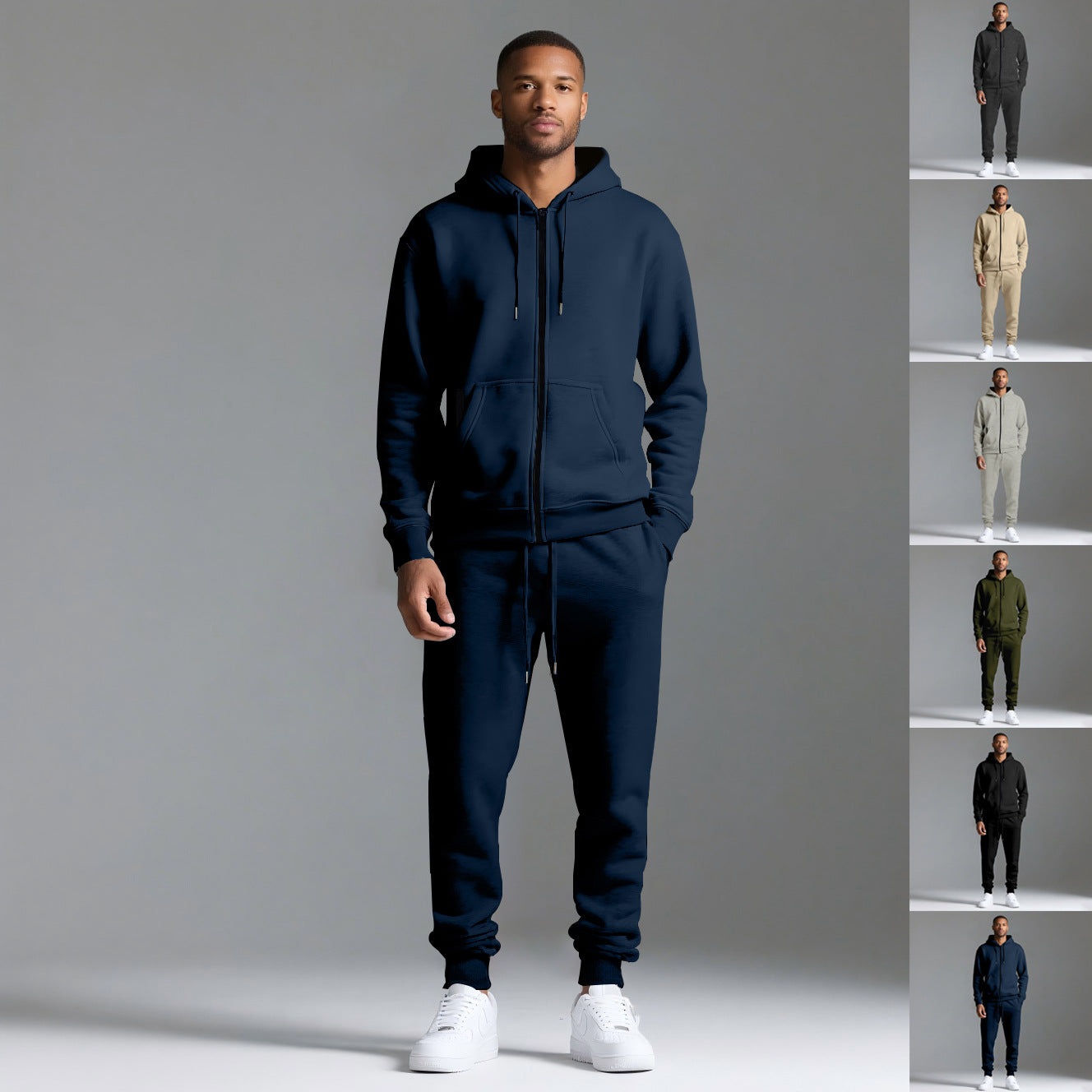 Men's Hooded Sportswear Set