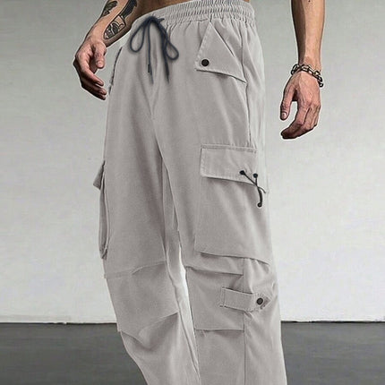 Men's Loose Straight Leg Quick-Dry Casual Trousers
