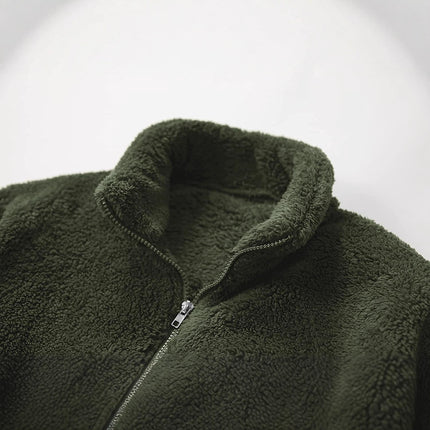 Casual Men's Solid Mink Cardigan