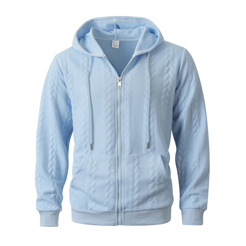 Patterned Casual Hoodie