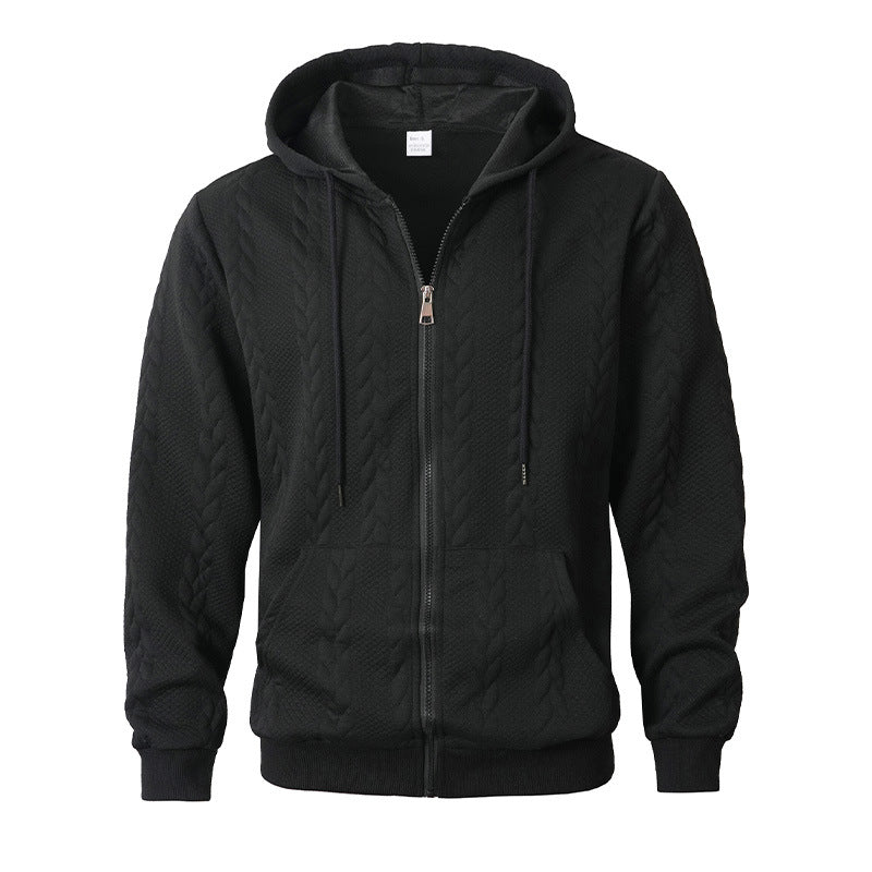 Patterned Casual Hoodie