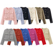 Round Neck Button Down Blazer