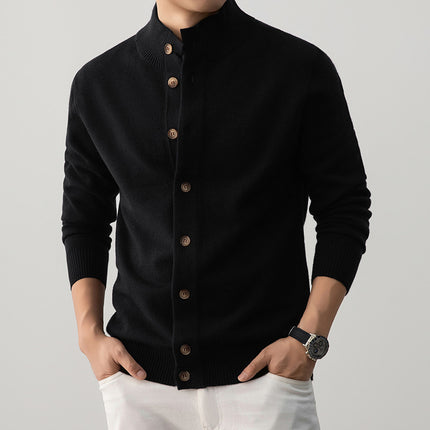 Casual Thick Semi-turtleneck Sweater Old Money Style