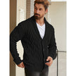 Printed Knitted Casual Long Sleeve Cardigan