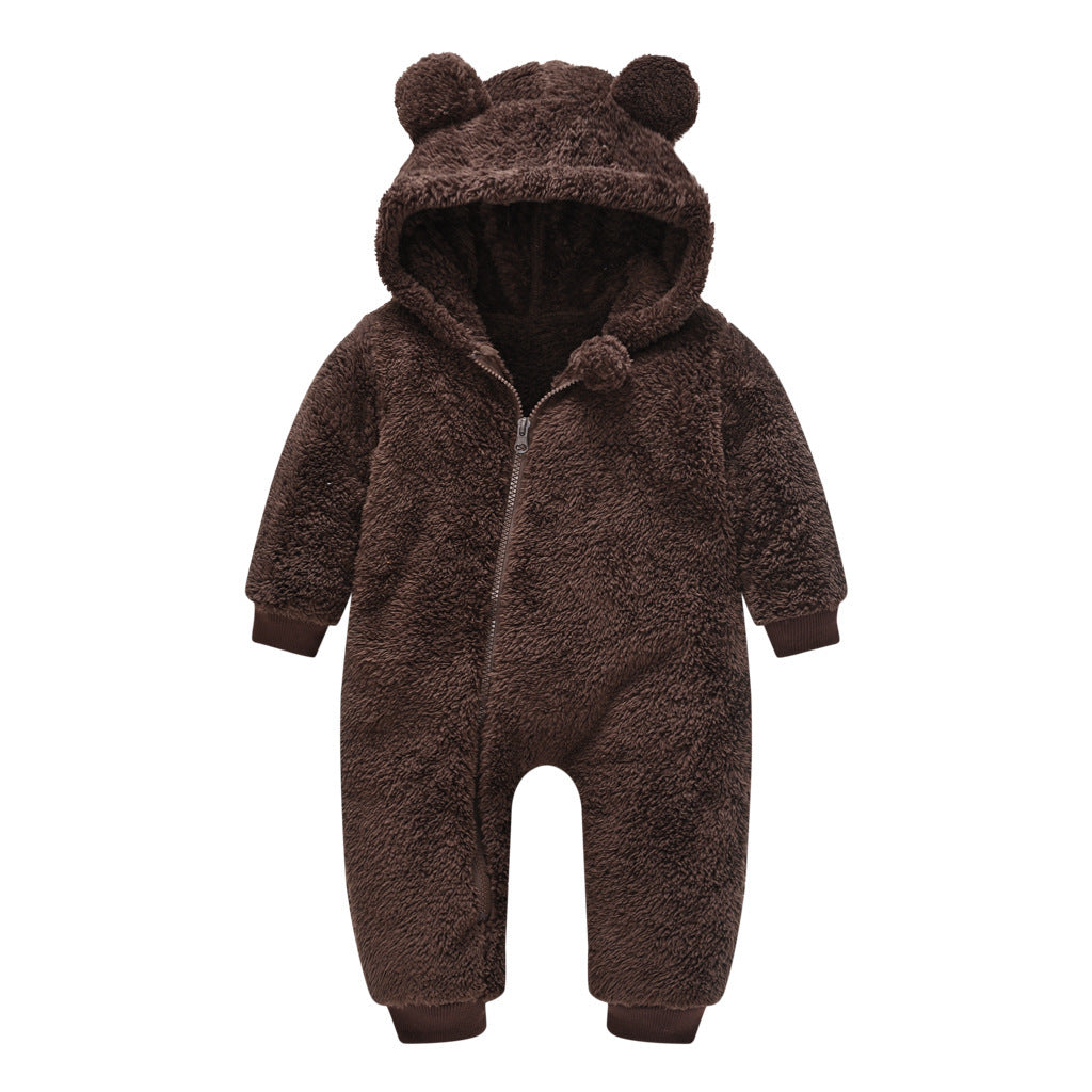 Cute Wool Sweater Jumpsuit Suitable For Babies