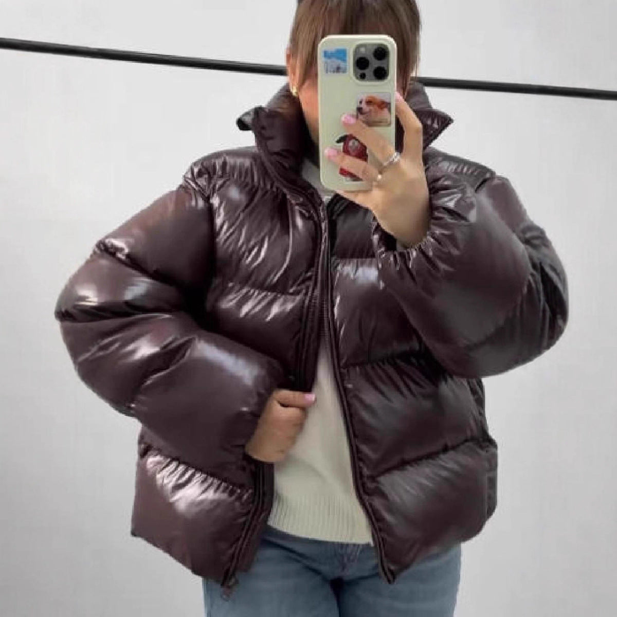 Glossy Down Jacket