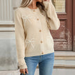 Women's Bow Long Sleeve Cardigan
